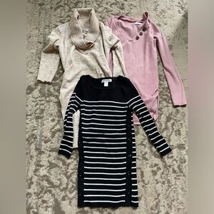 Lot of 3 Maternity Sweaters Size Small